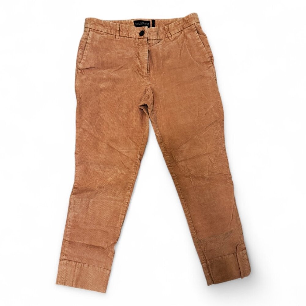 Wildfang Dusty Pink Corduroy Trousers – Size 10 – VGUC